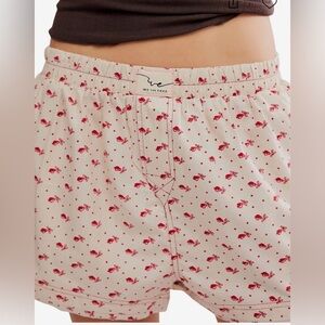 Day to Day Floral Boxer in sand combo